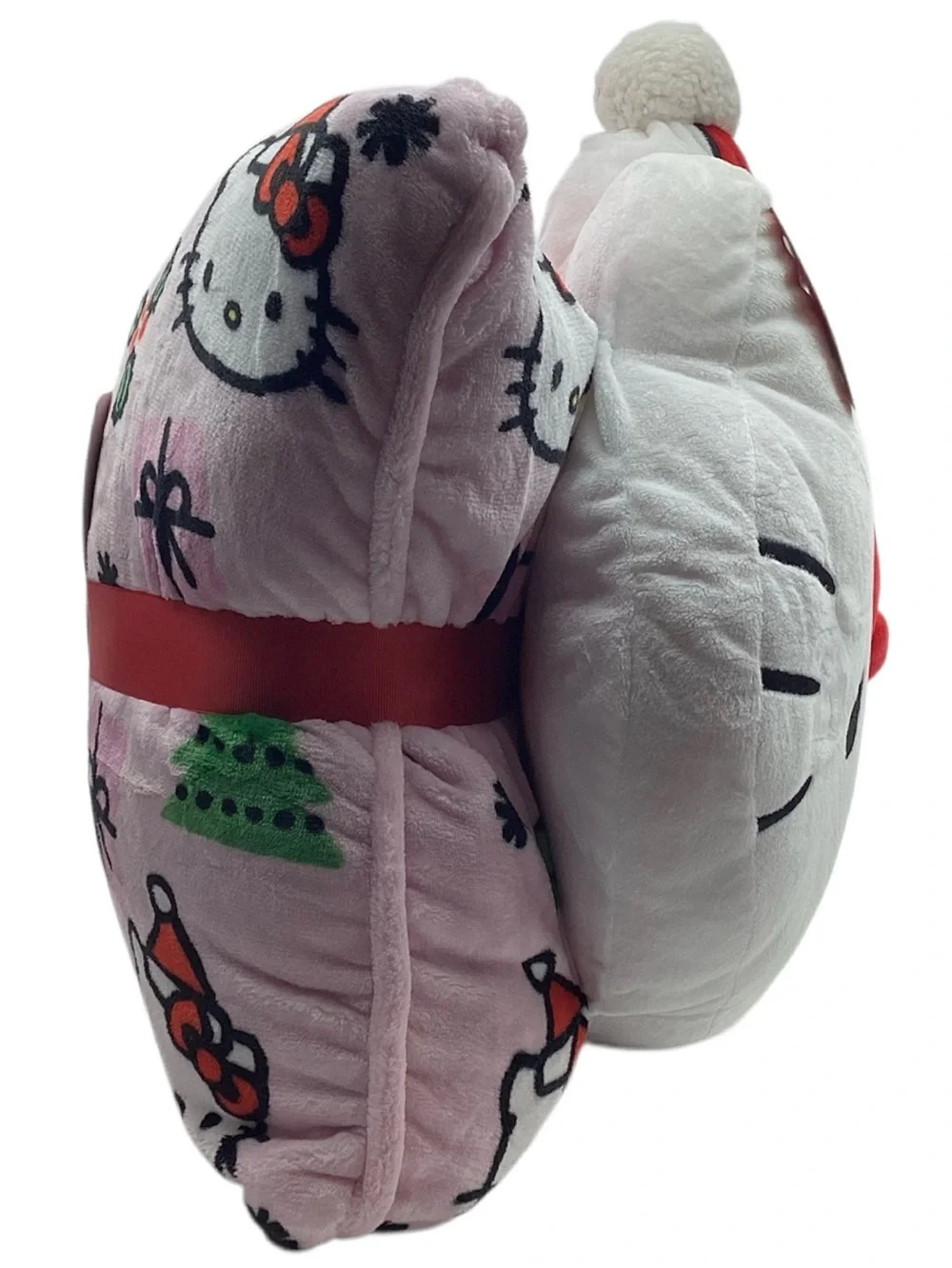 Hello Kitty Sanrio 2 pk. Square Pillow with Shaped Head Pillow Set (NWT)
